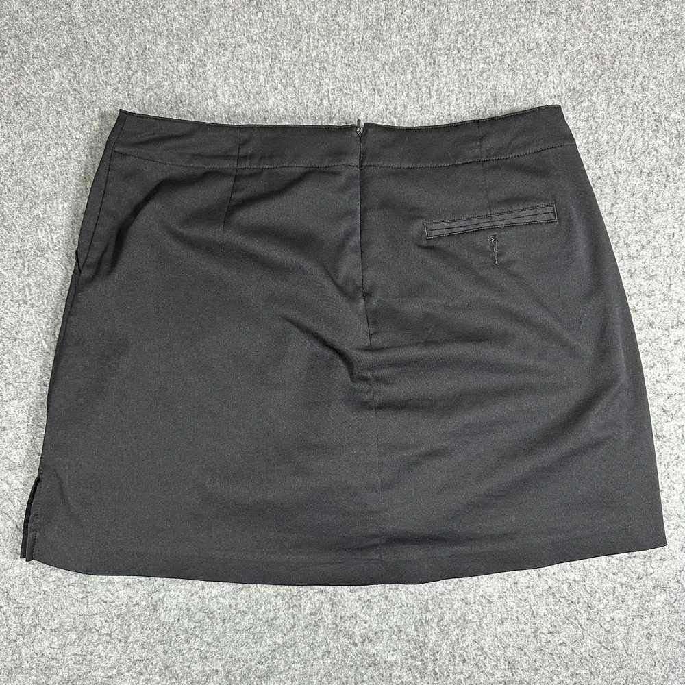 Lady‎ Hagen Womens Golf Skort Skirt Black Size 12 Athletic Built in Shorts